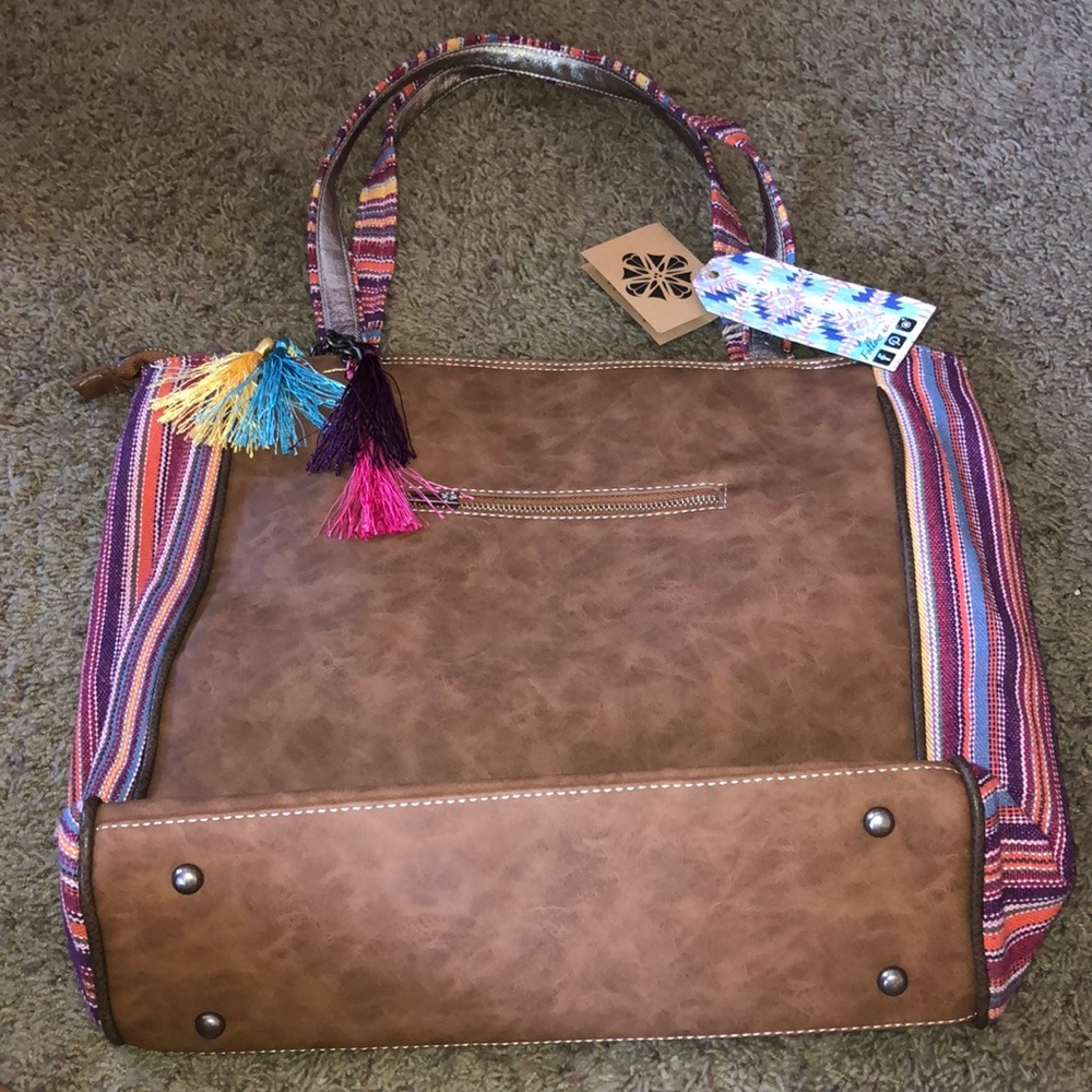 Trenditions bag with colored detail! New w Tags - Picture 6 of 7